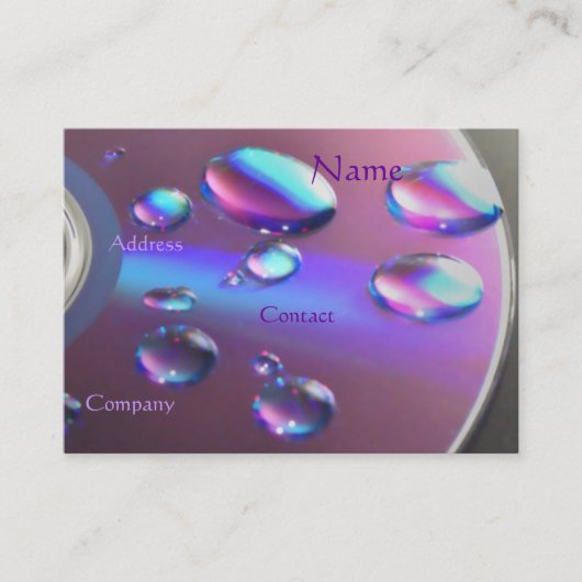 CD Visitenkarte DJ - kundengerecht (Vorderseite)