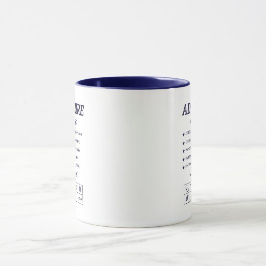CDadventureborder Tasse (Zentrum)