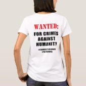 CDC Center Deception Corruption Activist Protest T-Shirt (Rückseite)