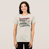 CDcoffeefirst Tri-Blend Shirt (Vorderseite voll)