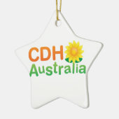 CDH Australien Weihnachtsverzierung Keramik Ornament (Links)