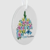 CDH Awareness Acrylic Ornament (Vorderseite)