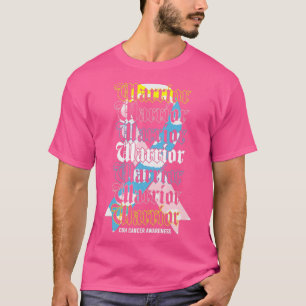 CDH Awareness Month Warrior Tricolor Ribbon Gesche T-Shirt