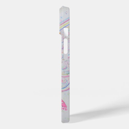 CDH Awareness Ribbon Angel Custom iPhone Case (Rückseite / Links)