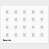 CDH Awareness Ribbon Angel Custom Sticker Decals (Blatt)