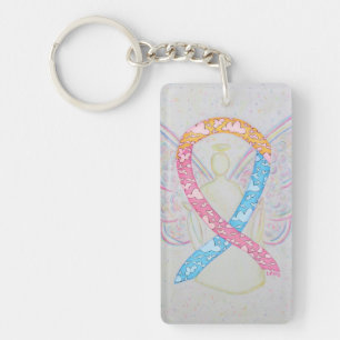 CDH Awareness Ribbon Angel Schlüsselkette Schlüsselanhänger