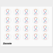CDH Awareness Ribbon Custom Sticker Decal (Blatt)