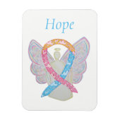 CDH Awareness Ribbon Engel Custom Art Magnete (Vertikal)