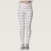 CDH Awareness Ribbon Hope Cure Cherub Leggings (Vorderseite)