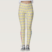 CDH Awareness Ribbon Hope Cure Cherub Leggings (Vorderseite)