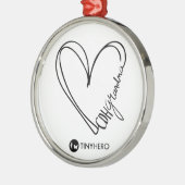 CDH Oma Ornament - Tiny Hero Aus Metall (Links)