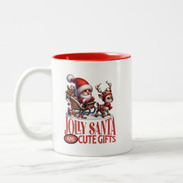 CDjollysantakut Zweifarbige Tasse