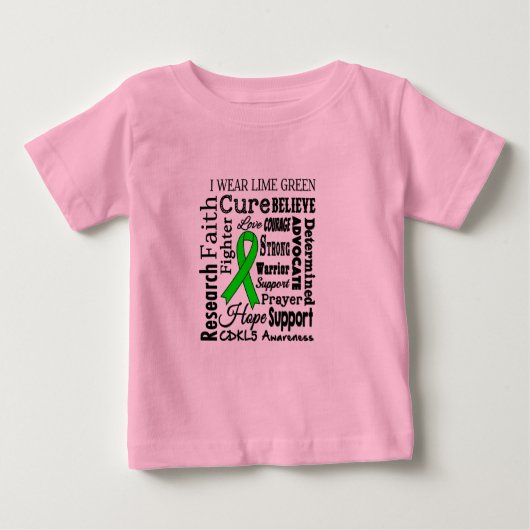 CDKL5 Awareness Baby Bodysuit Baby T-shirt (Vorderseite)