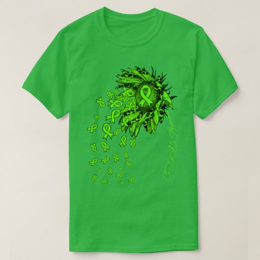 CDKL5 Sensibilisierung Sonnenblumen Band Blume fal T-Shirt (Design vorne)