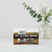 CDL-LKW-Fahrer erforderlich Visitenkarte (Stehend Vorderseite)