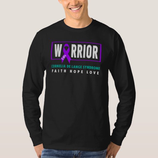 Cdls Warrior Cornelia De Lange Syndrom Cdls Awar T-Shirt (Vorderseite)
