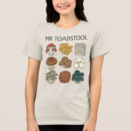 CDmrtoadstool Tri-Blend Shirt (Vorderseite)