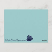 CDO-BLAUE SOULE-POSTCARD POSTKARTE (Rückseite)