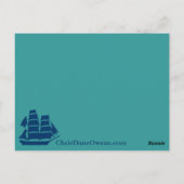 CDO-BLAUE WALD POSTKARTE (Rückseite)