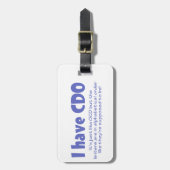 CDO GEPÄCKANHÄNGER (Vorderseite vertikal)