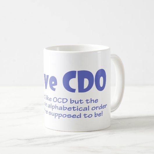 CDO KAFFEETASSE (VorderseiteRechts)