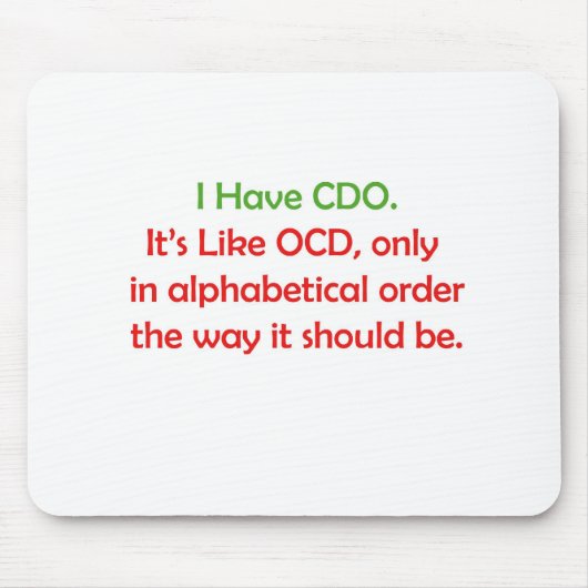 CDO MOUSEPAD (Vorne)