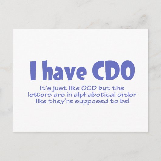 CDO POSTKARTE (Vorderseite)