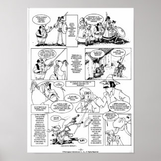 CDON QUIJOTE DE LA MANCHA - CÓMIC-Página 02-Poster Poster