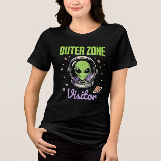 CDouterzonenbesucher Tri-Blend Shirt (Vorderseite)