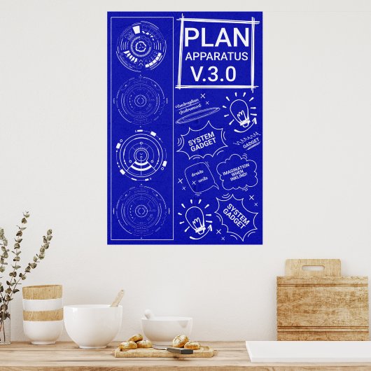CDplanappa30 Poster (Küche)