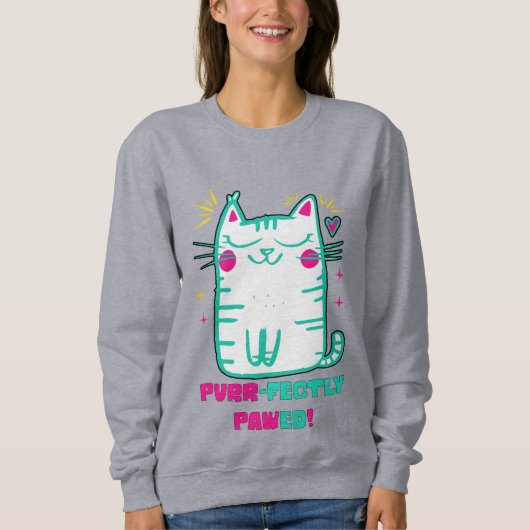 CDpurr-fectlypaw Sweatshirt (Vorderseite)