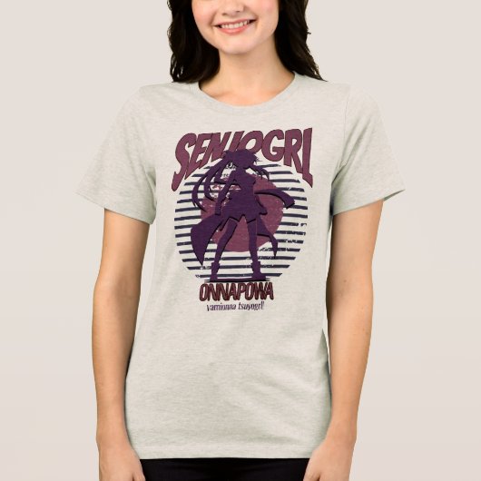 CDsenjogrl Tri-Blend Shirt (Vorderseite)