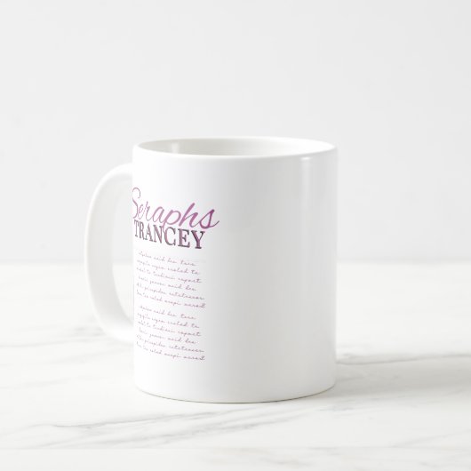 CDseraphtrancey Kaffeetasse (Vorderseite Links)