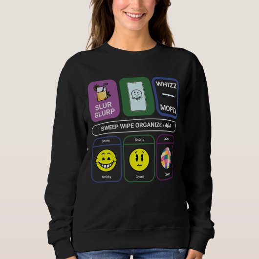 CDslurglurp Sweatshirt (Vorderseite)