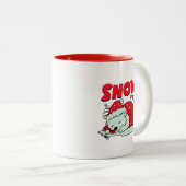 CDsnowwrap Zweifarbige Tasse (VorderseiteRechts)