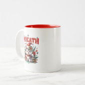 CDwreathred Zweifarbige Tasse (Vorderseite Links)