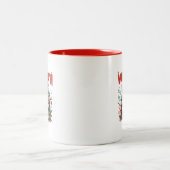 CDwreathred Zweifarbige Tasse (Mittel)