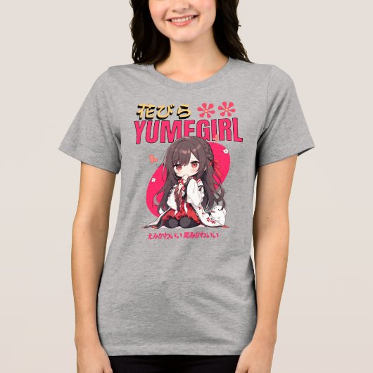 CDyumegirl Tri-Blend Shirt (Vorderseite)