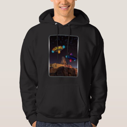 CE3K UFOs V2-Shirt Hoodie (Vorderseite)
