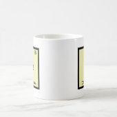 Ce - Champagne Funny Chemistry Element Symbol T-Sh Kaffeetasse (Mittel)