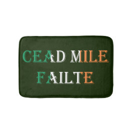 Cead Mile Failaid auf Irish Flag bmt Badematte