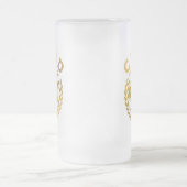 Cead Mile Failte St. Patrick's Day Kleeblatt Mattglas Bierglas (Mittel)