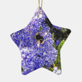 Ceanothus Bee Floral Keramikornament (Links)