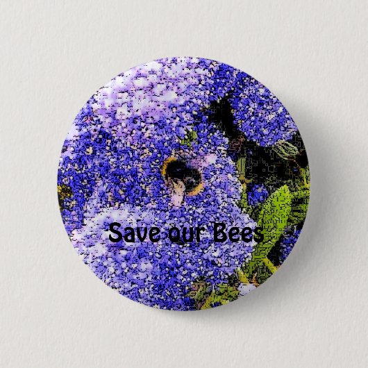 Ceanothus-Blume Button (Vorderseite)