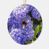 Ceanothus-Blume Keramik Ornament (Links)