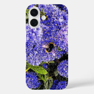 Ceanothus Lilac Blume Bee iPhone 16 Hülle