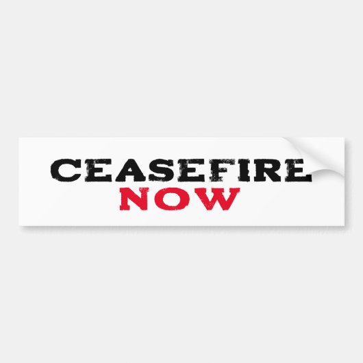 CEASEFIRE NUN FREE PALESTINE END GENOCIDE AUTOAUFKLEBER (Vorne)