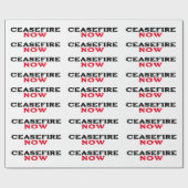 CEASEFIRE NUN FREE PALESTINE END GENOCIDE GESCHENKPAPIER (Flach)