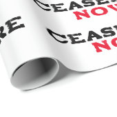 CEASEFIRE NUN FREE PALESTINE END GENOCIDE GESCHENKPAPIER (Rolleneckpunkt)