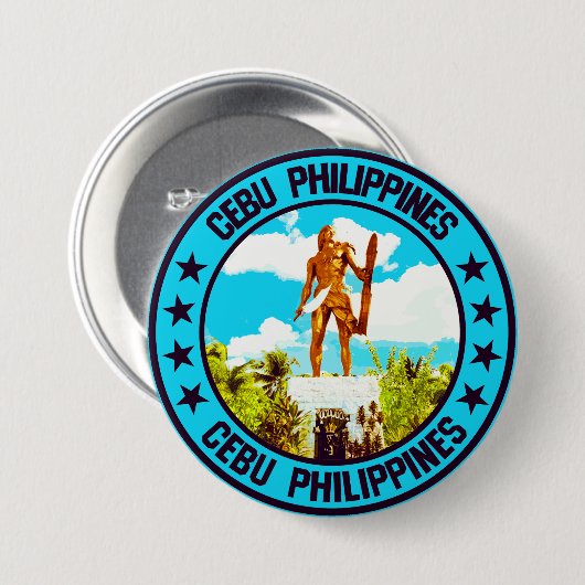 Cebu City Button (Vorne & Hinten)
